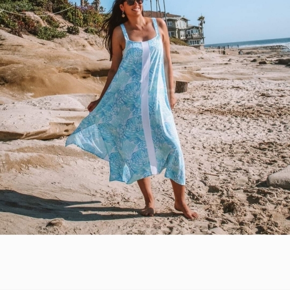 NWT Lilibridge  Midi Dress / Swim Coverup Size XXL - Picture 1 of 11